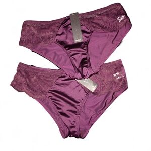Elegant Purple Lace Women's Panties